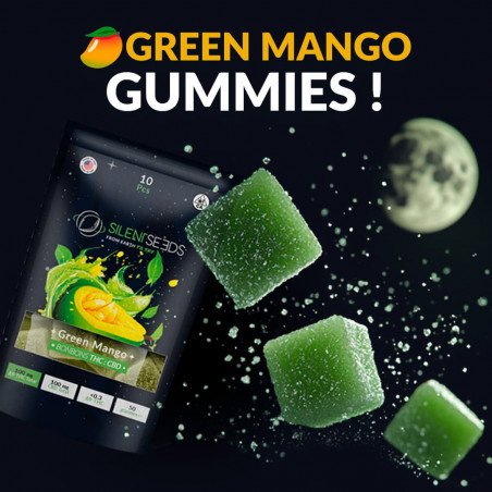 THC- und CBD-Gummibärchen | Green Mango