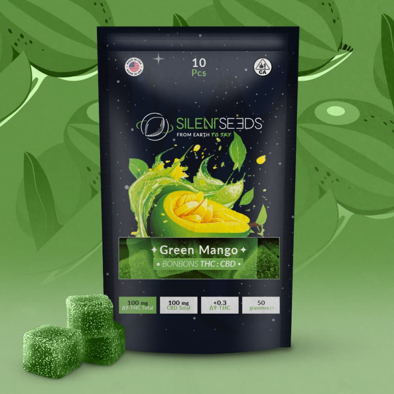 THC- und CBD-Gummibärchen | Green Mango